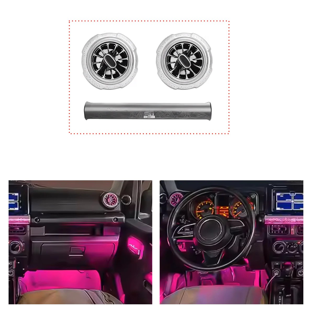 Suzuki Jimny Ambient Lighting Kit with AC Vents