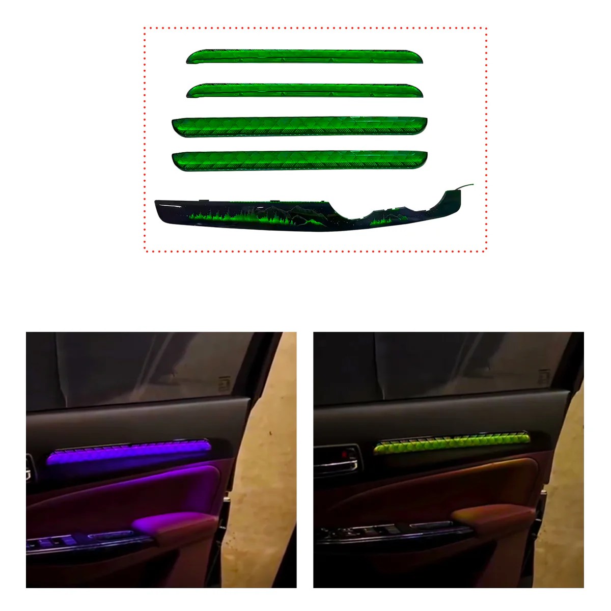 Swift Ambient Light with AC Vents | RGB