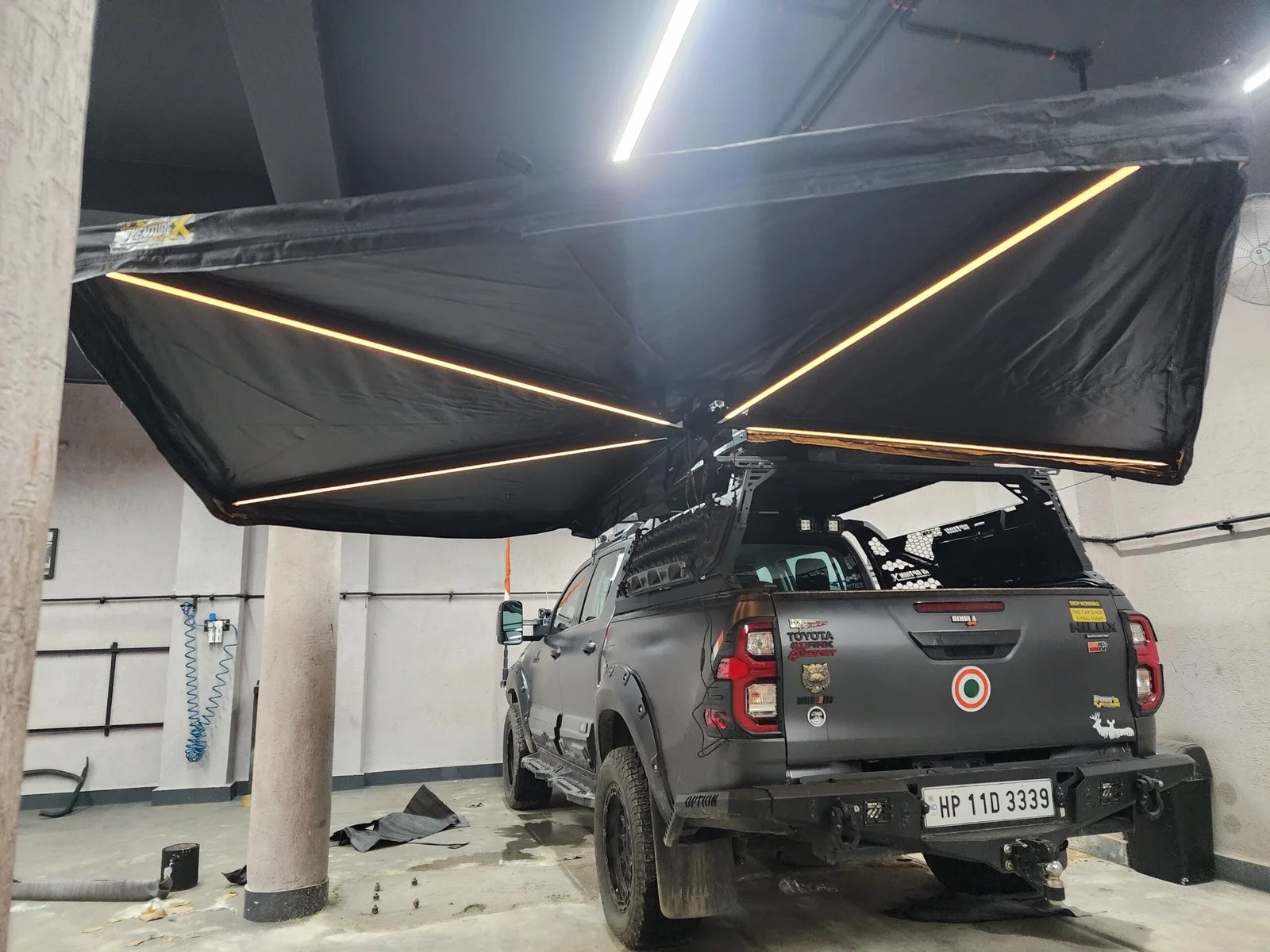 AdventureX4x4 270° Saberlight Awning – Freestanding 270°