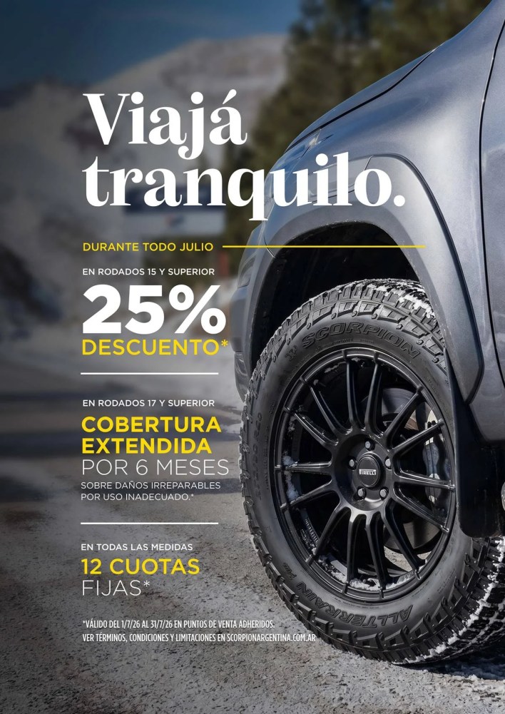Promoción Pirelli 2026