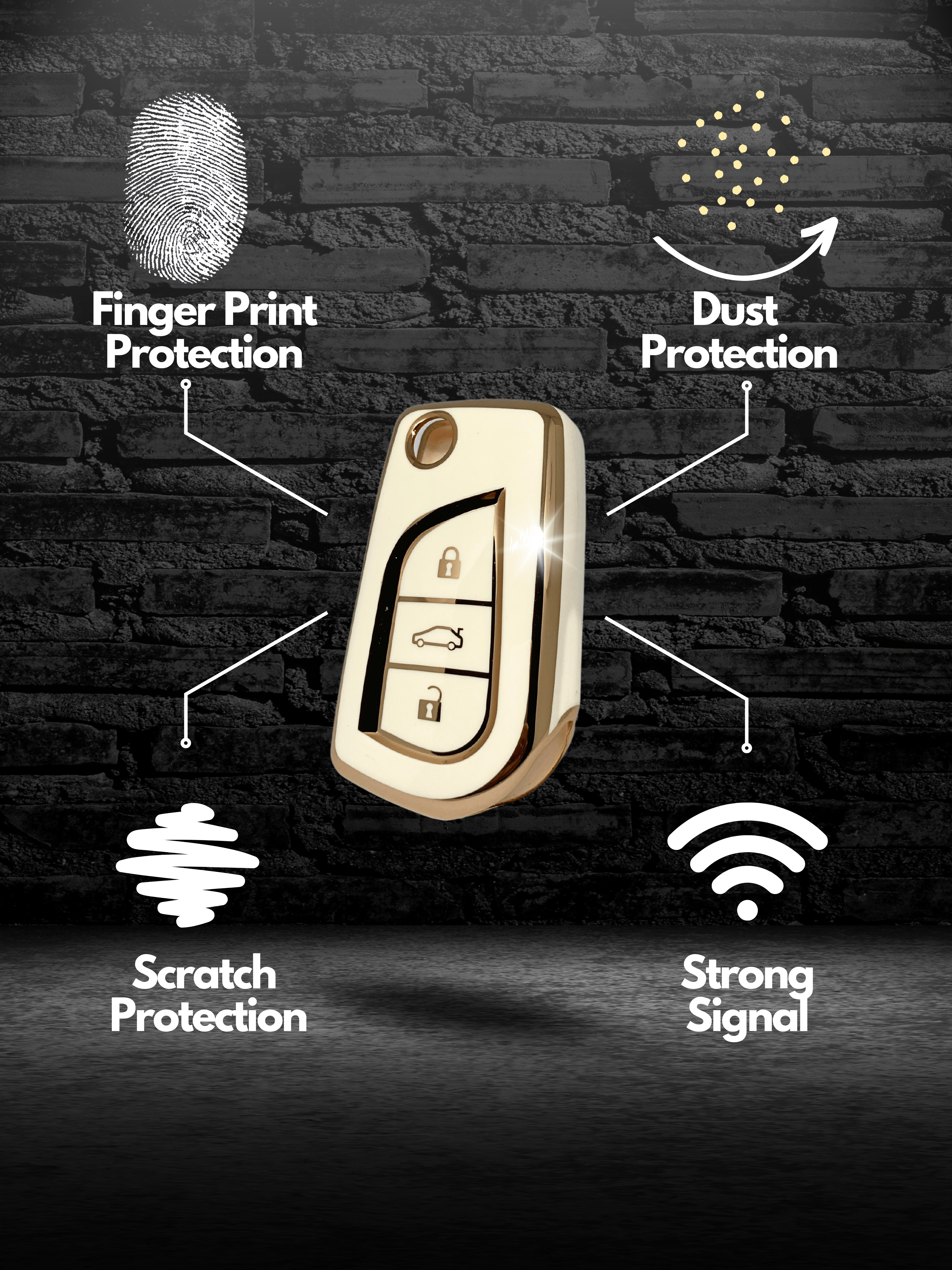 Toyota Innova Crysta TPU Key cover for sale