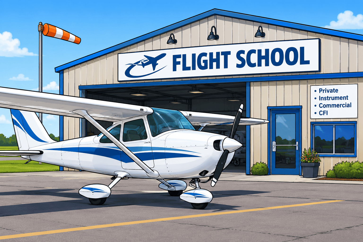 Link to the Flight Schools map