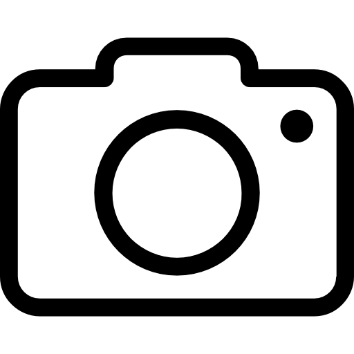 Professional camera feature icon for photo booth rentals