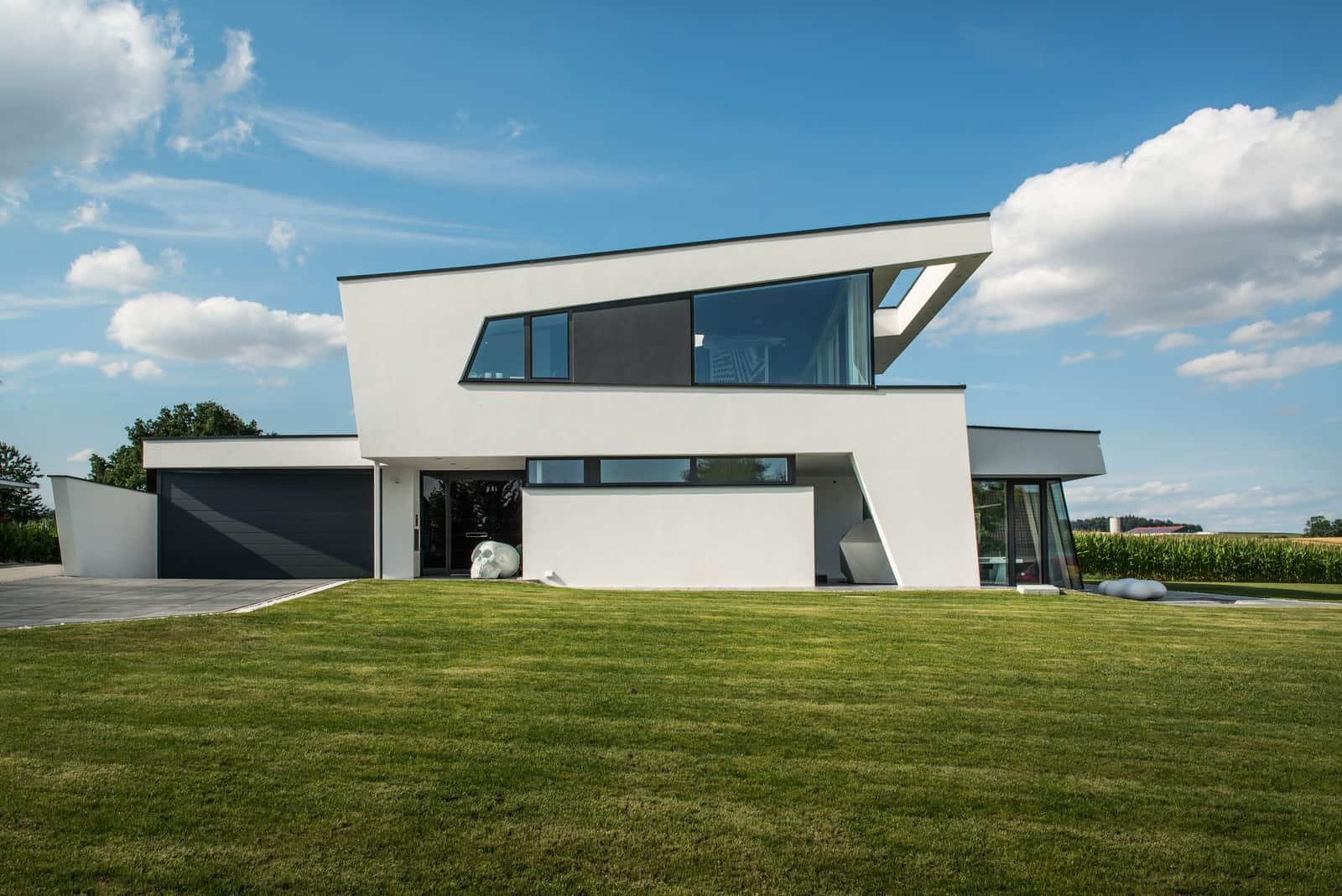 Wir haben 114 immobilien zum kauf in haus landkreis dingolfing landau ab 240.000 € für dich gefunden. Architektenhaus Pultdach in modernem Design | AVANTECTURE
