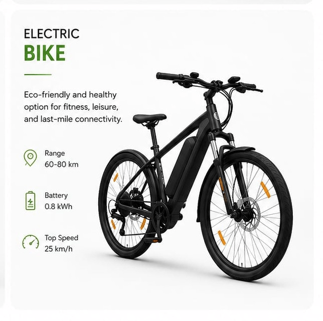 2 w ev bicycle