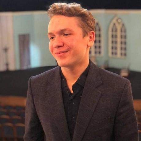 Arsenydem Senya Github - Modern Light Background - High Resolution