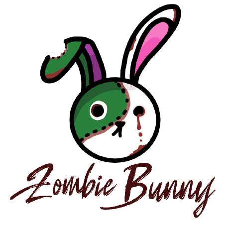 Zombie Bunny Teletype - Elegant Minimal Wallpaper - 4K