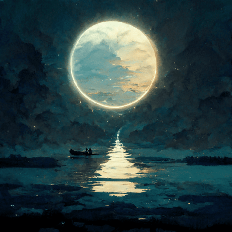 Github Moonlight Sky Artwork Back - Download Classic Nature Pattern | 4K