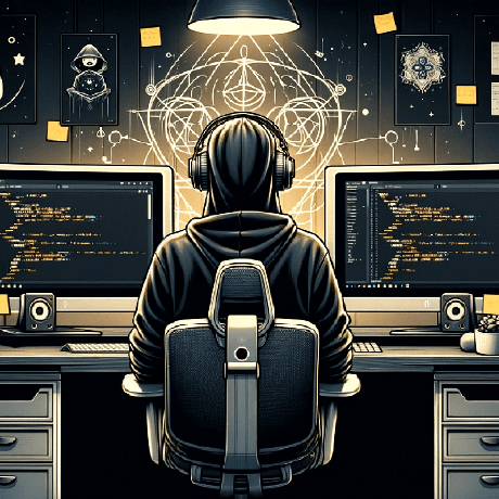 Brajesh Bharati Github - Elegant Gradient Art - 4K