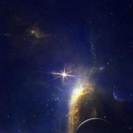 Star In Night Github - Beautiful Space Wallpaper - Retina