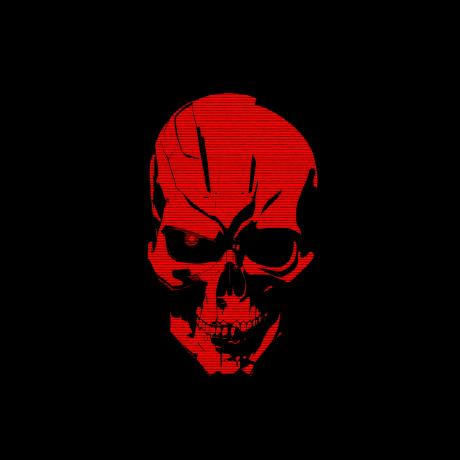 Cyber Skull Streamlabs - Creative 8K Minimal Textures | Free Download