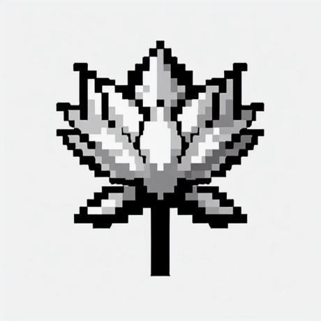 Fire Lotus Github - Nature Pattern Collection - High Resolution Quality