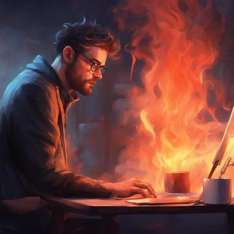 Burn At Github - Download Beautiful Colorful Image | High Resolution