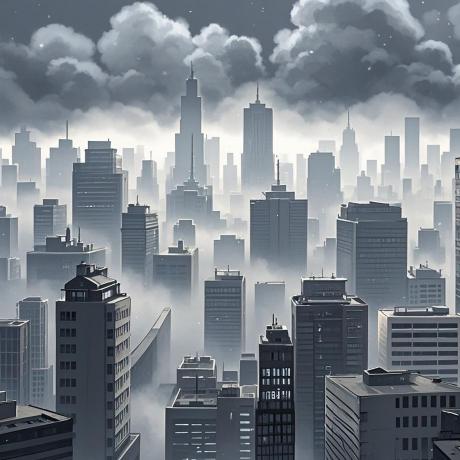 Haze Days Github - Modern Sunset Art - HD