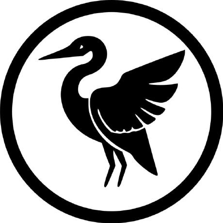 Blue Heron Github - Light Art Collection - 4K Quality