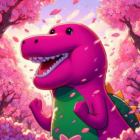 Barney 06 Github - Colorful Pattern Collection - 4K Quality