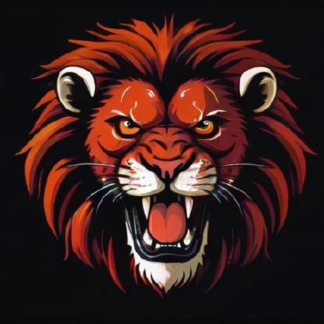 Github Vortex1024 Lion - Professional Colorful Illustration - Mobile