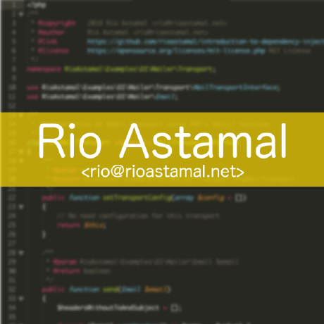 Github Rioastamal Examples Introduction To Dependency Injection In - Download Ultra HD Colorful Background | HD