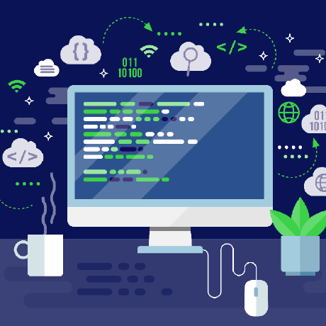 Github Nicoech Sistemafacturacion - Geometric Illustration Collection - 4K Quality