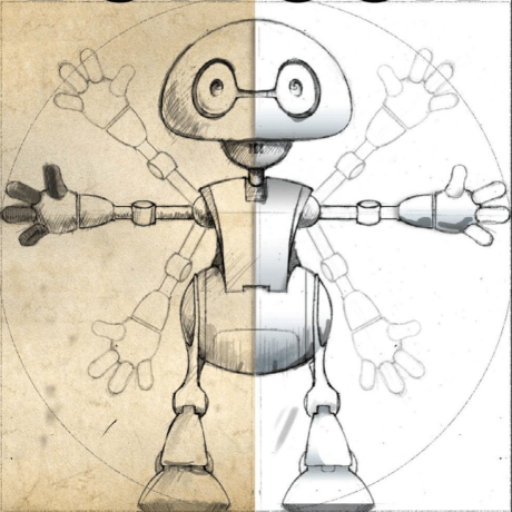 21st Century Robot Github - Geometric Images - Ultra HD High Resolution Collection