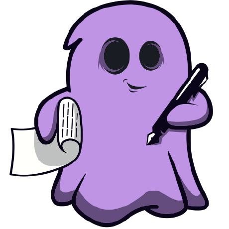 Ghost Manager Teletype - Download High Quality Nature Illustration | Retina