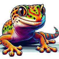 Github Pressjump Gecko Experiment - Classic Minimal Illustration - 4K