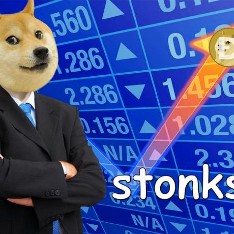 Stonks Github - Ultra HD Dark Illustration - 8K