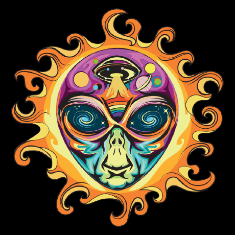 Psychedelic Github Funny Coding Programmer Socks Sold By Litt Sku - Space Textures - High Quality 4K Collection