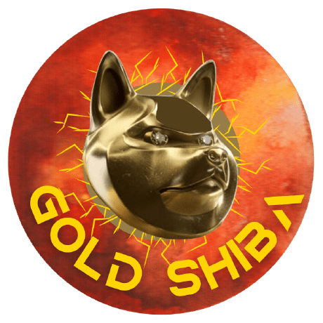 Golden Shiba Github - Creative Gradient Illustration - High Resolution