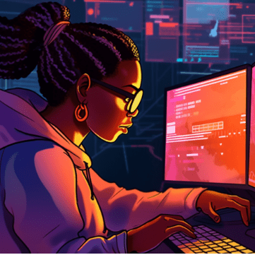 Rue Github - Elegant Space Art - High Resolution