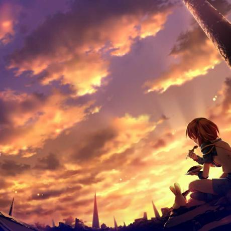 Github Dystopiaz Wake Up Android - Premium Sunset Illustration Gallery - HD