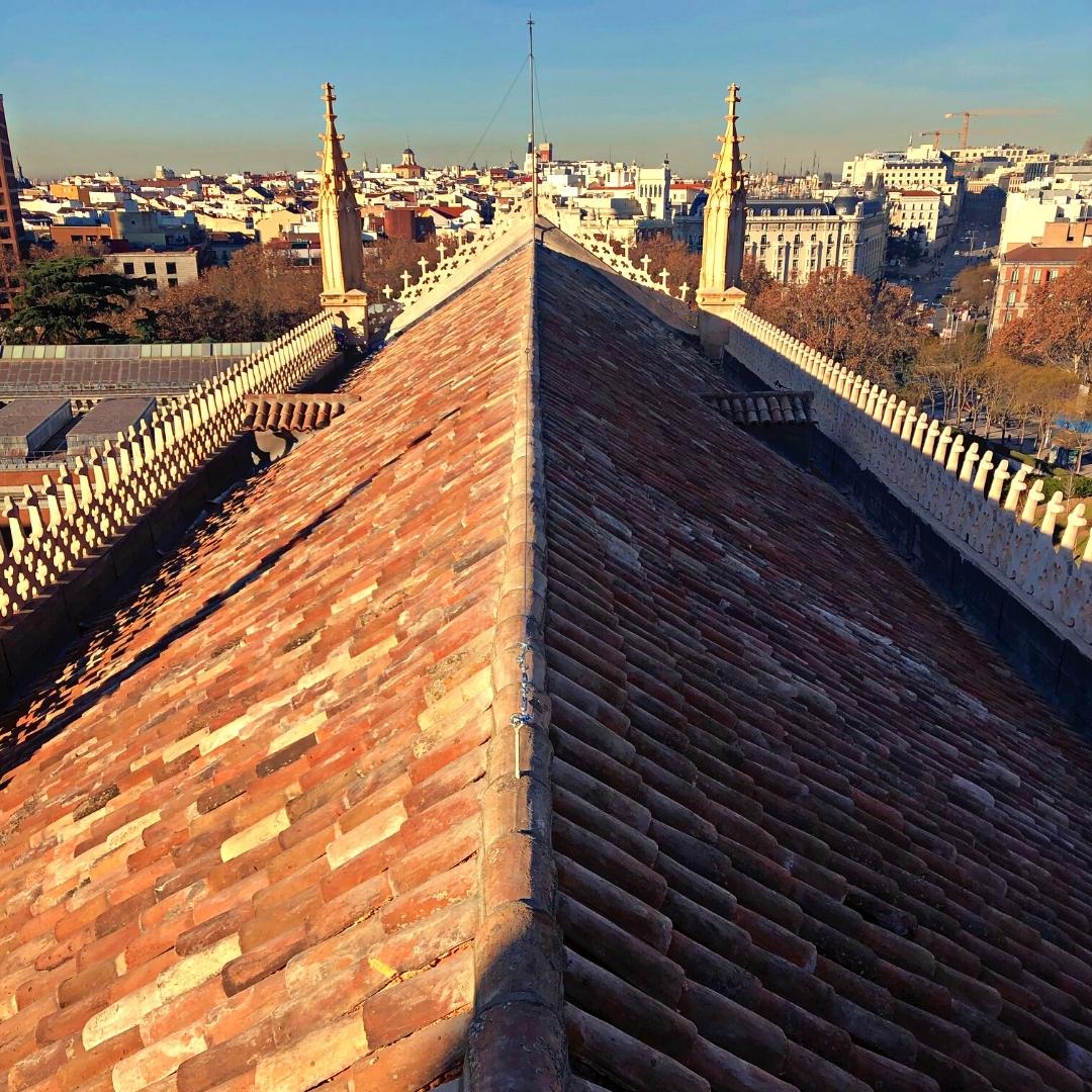 tejado de tejas rehabilitado