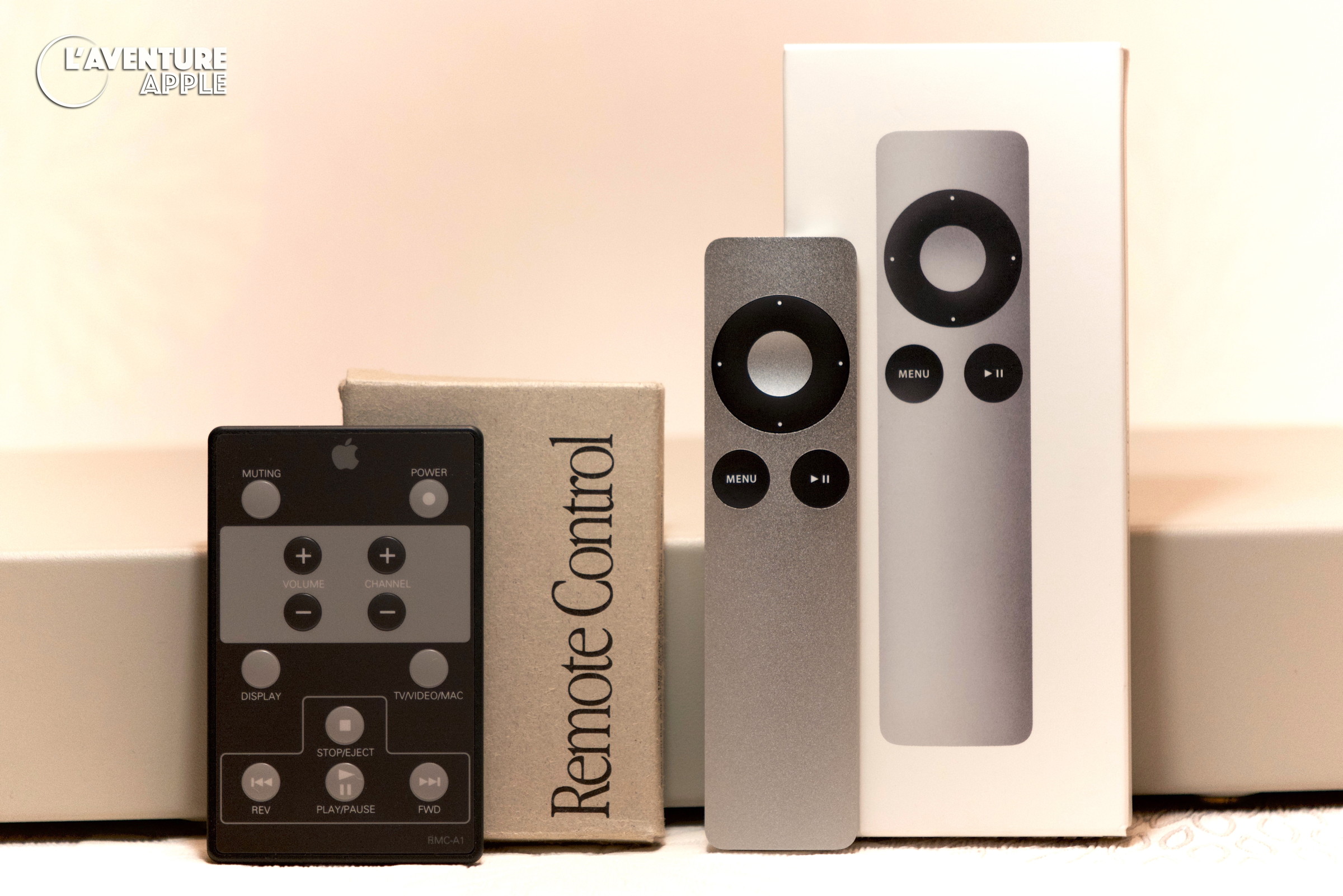 Apple Remotes from 1994 ant 2008