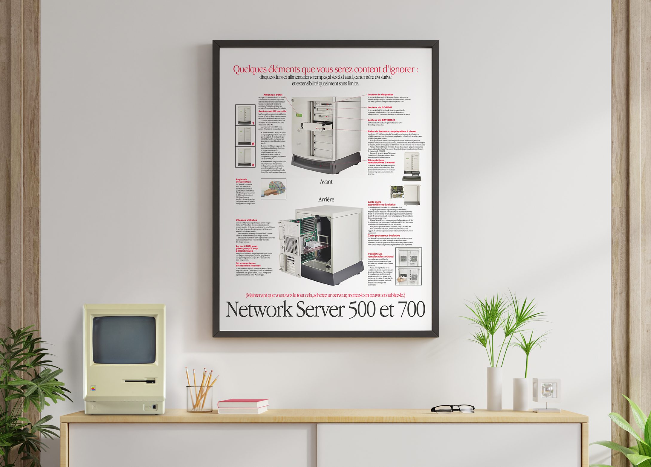Apple Network Server publicité