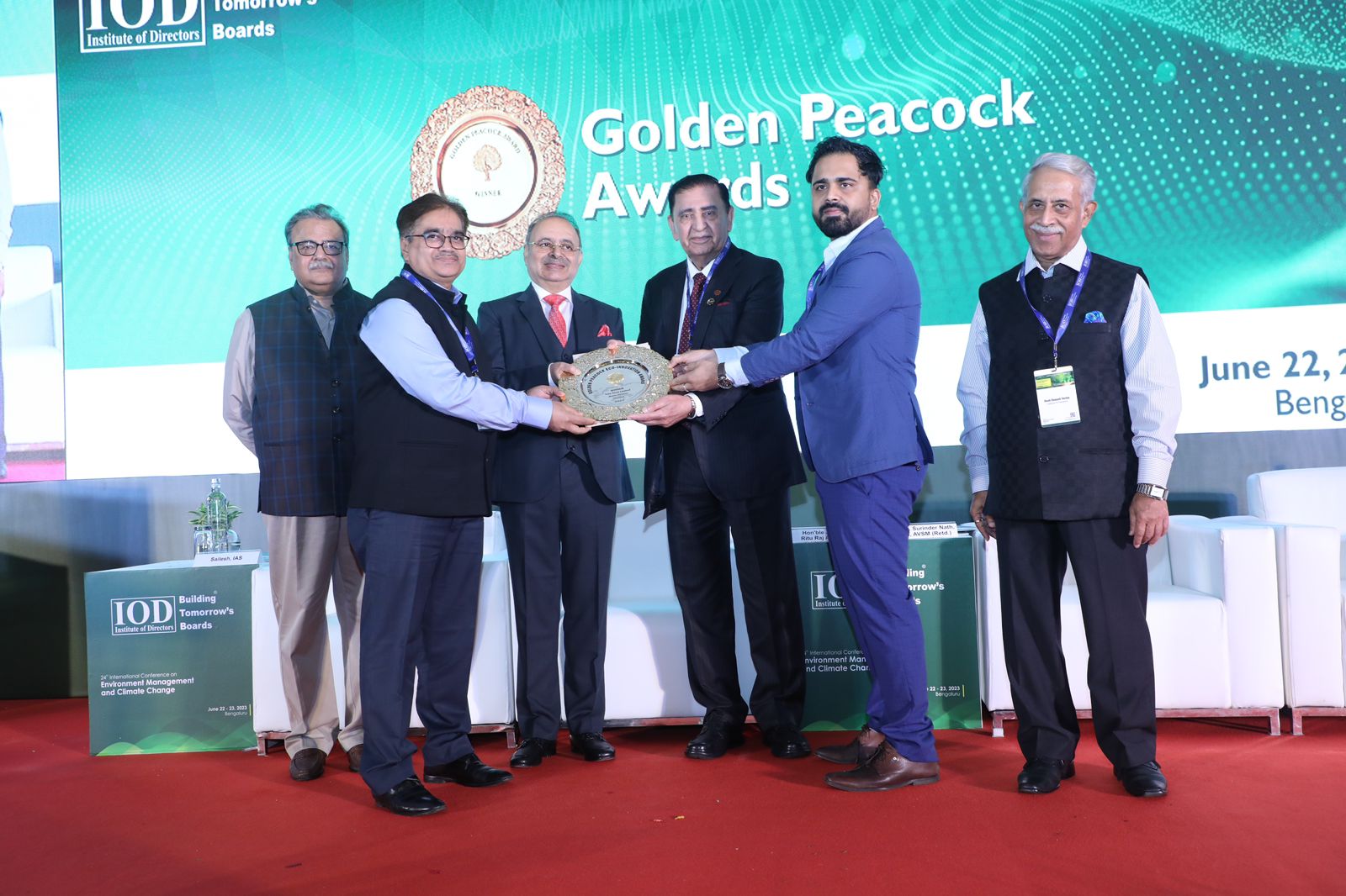 Tata Steel's Jharia Division bags Golden Peacock Eco-Innovation Award for Sustainable Mining - Vimarsana News