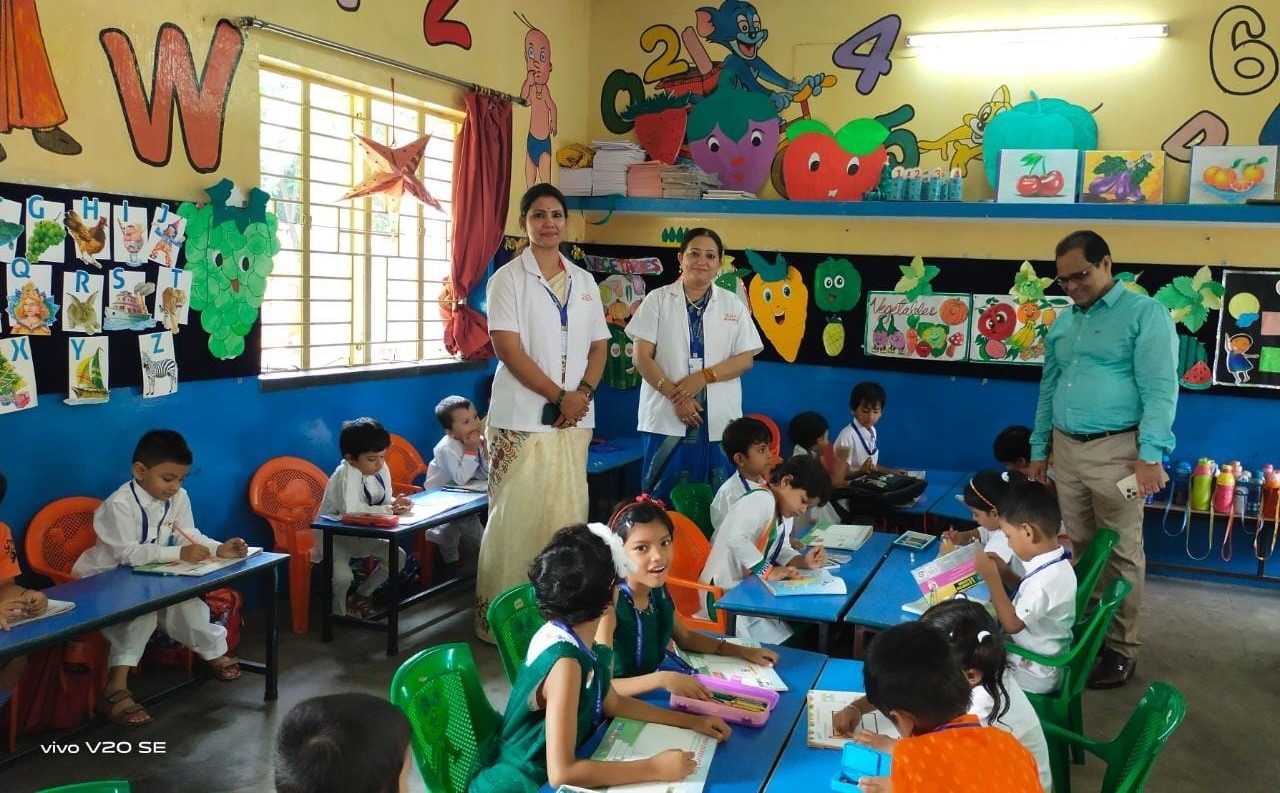 RVS Academy Pre Primary students put up I- Day show - Vimarsana News