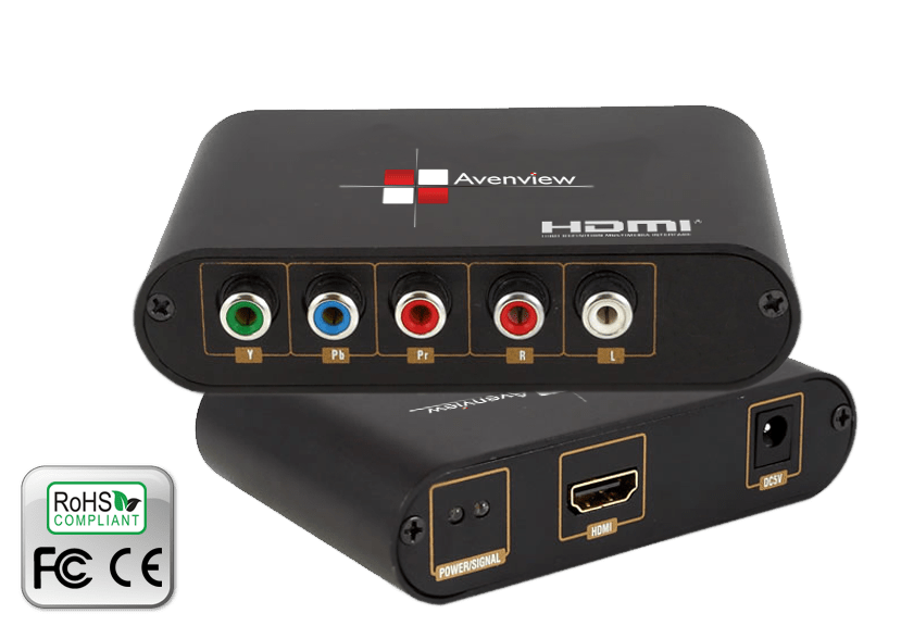 Component Video with Audio Converter to HDMI