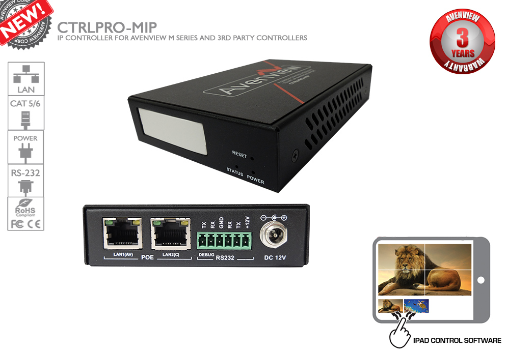 M-Series - IP Controller with Dual Cat5 and IPAD Control