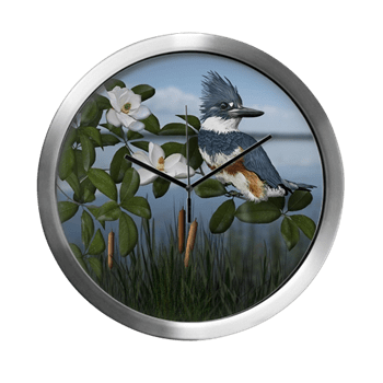 kingfisher-clock