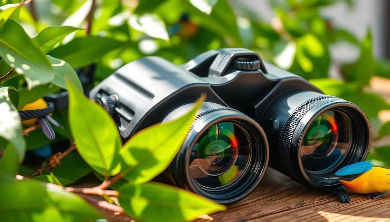 Birdwatching binoculars