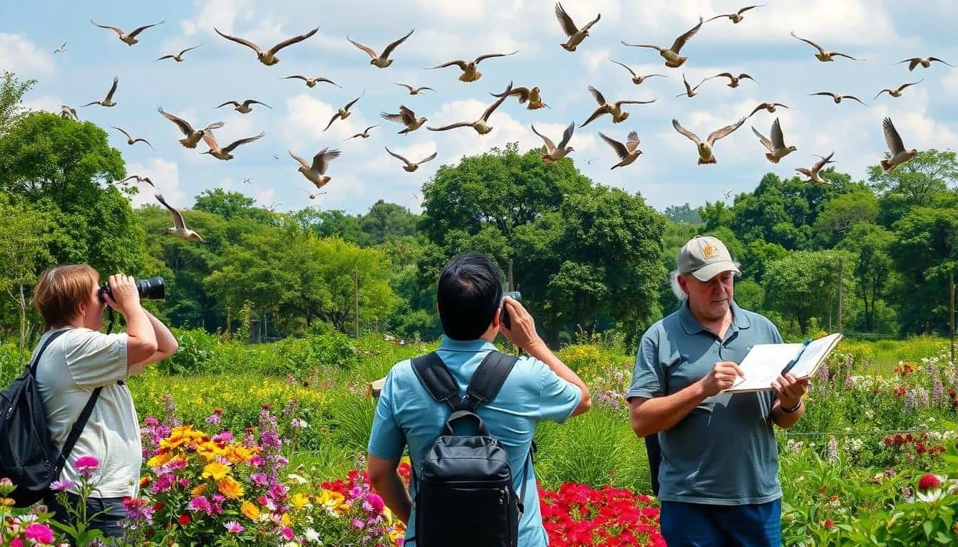 Birdwatching techniques