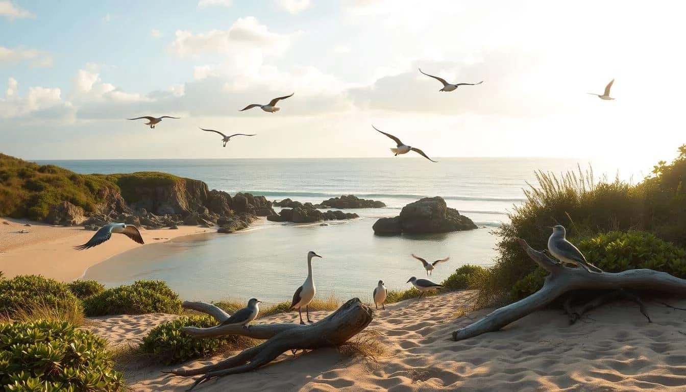 Coastal bird-watching locations