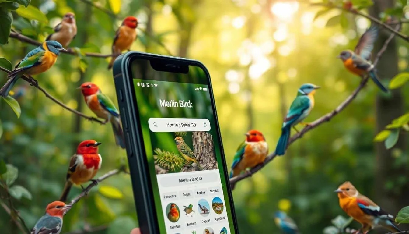 Merlin Bird ID app for bird identification