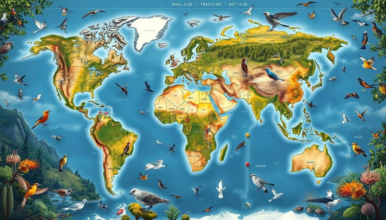 eBird global bird tracking