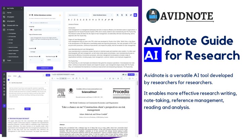 Avidnote Effective Research Notes - Light Picture Collection - Desktop Quality