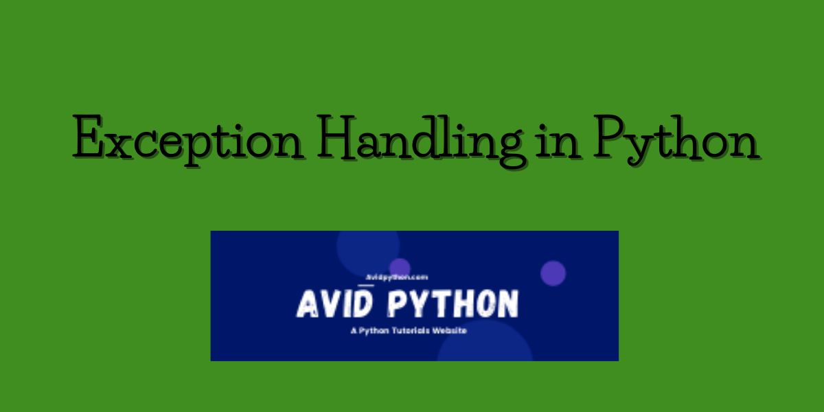 Exception Handling in Python