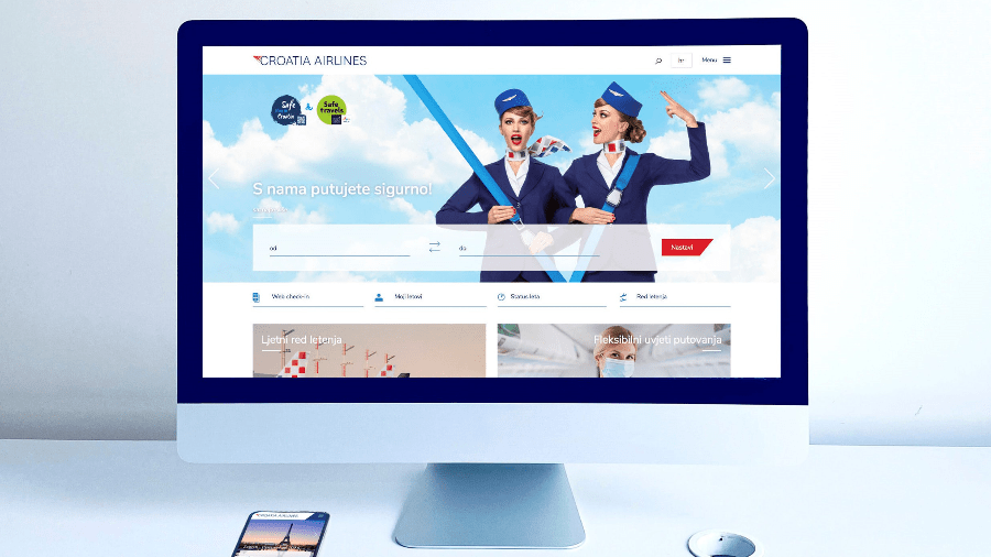 Croatia Airlines web stranice