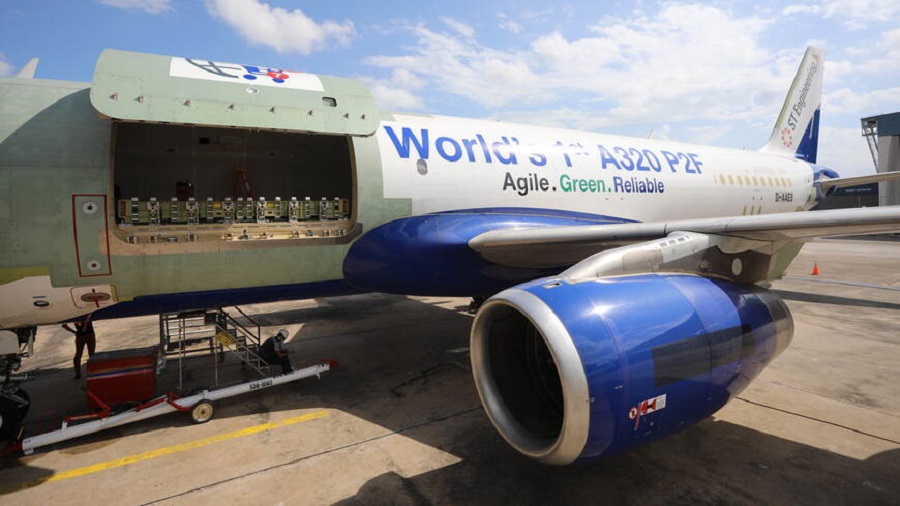World's first A320P2F makes its maiden flight - AvioRadar