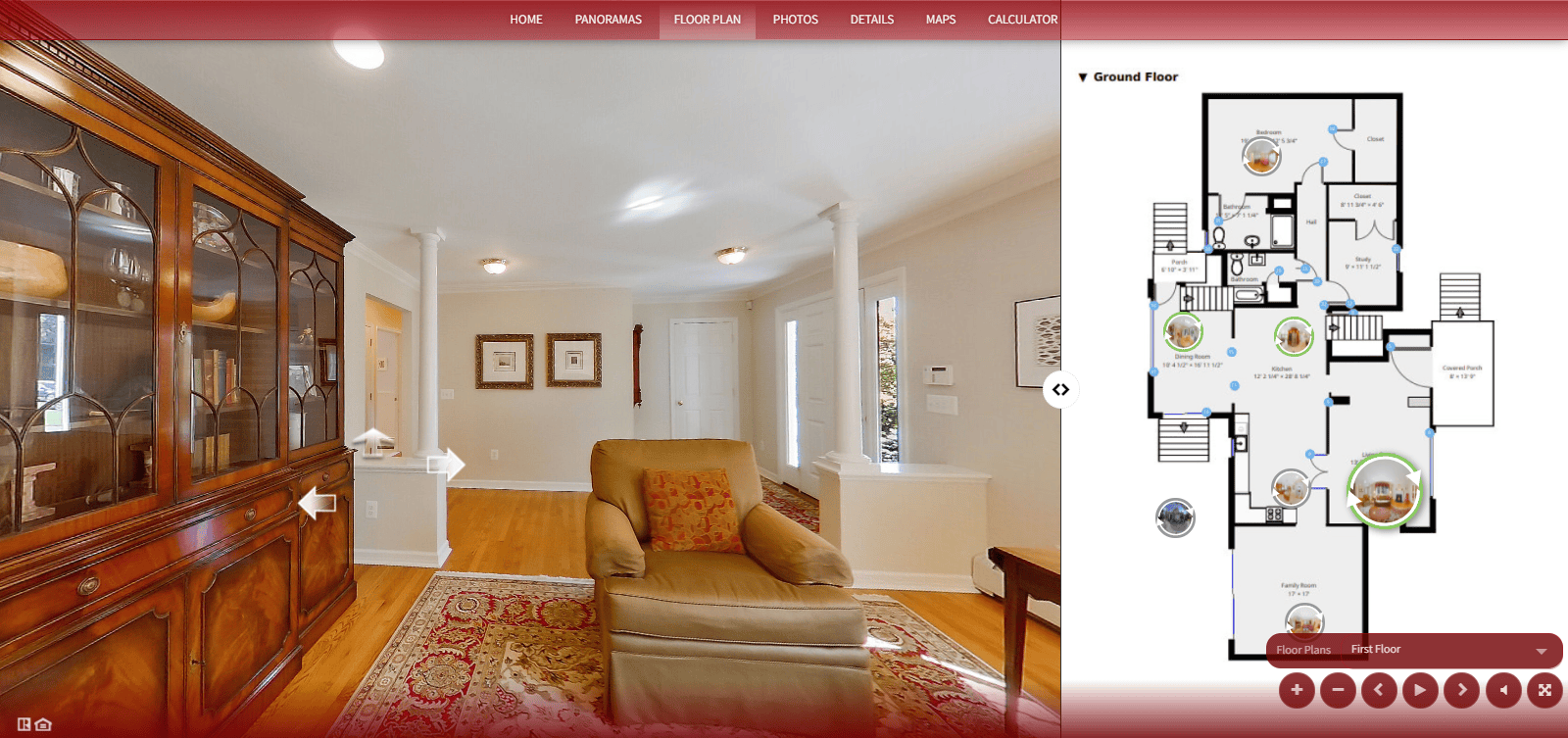 Floorplan with pictures