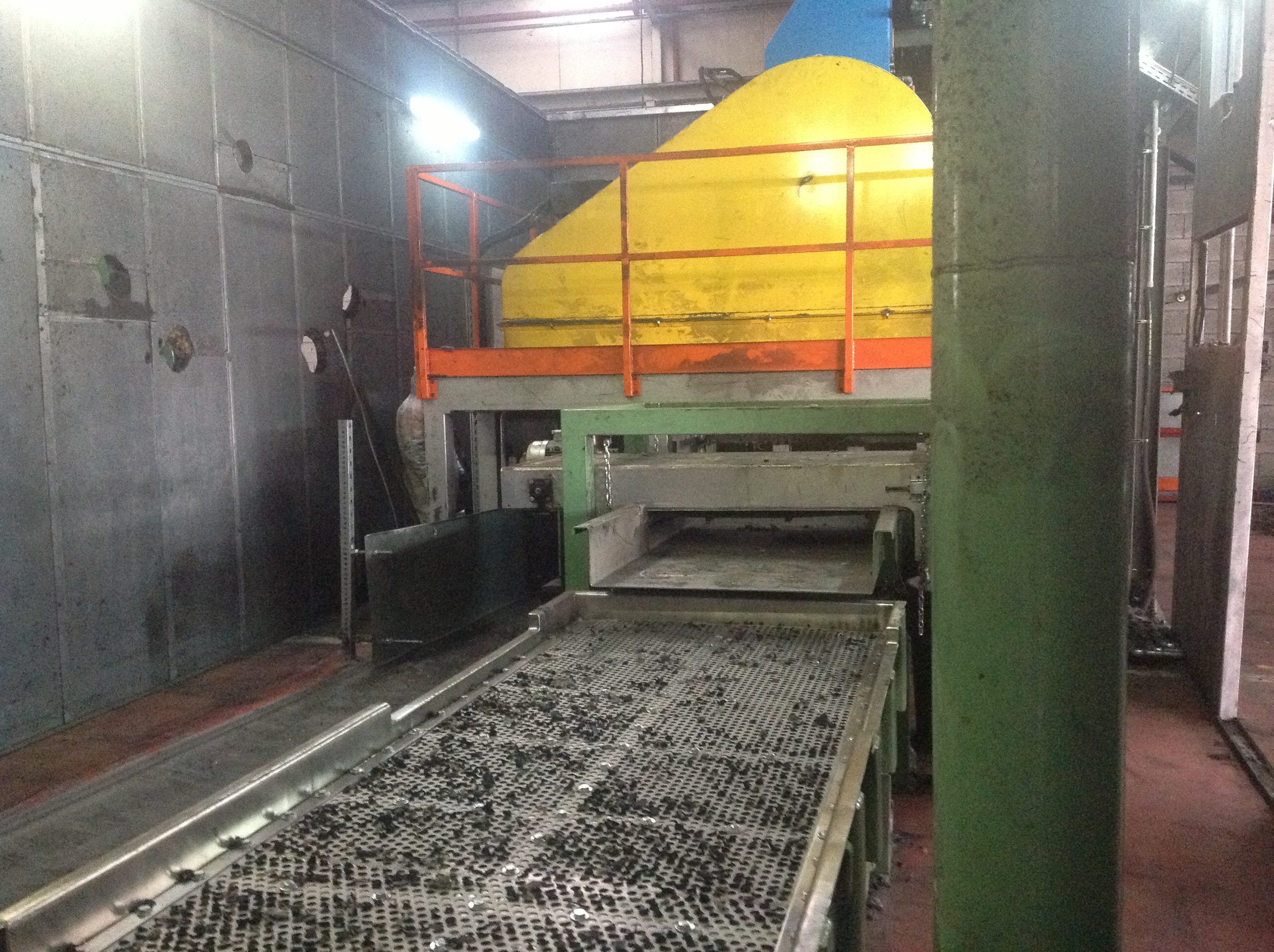 Tyre recycling plant